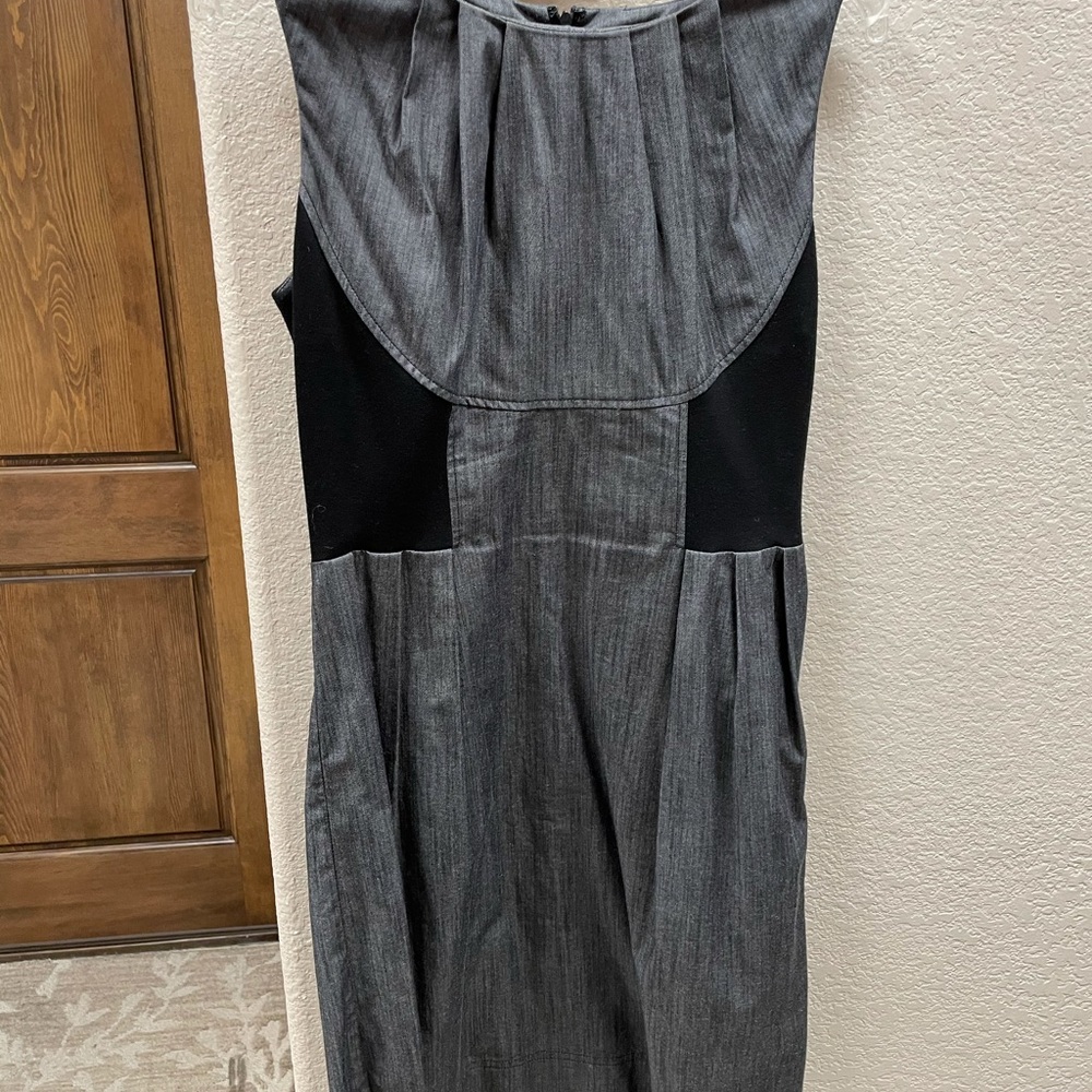 Calvin Klein gray and black dress